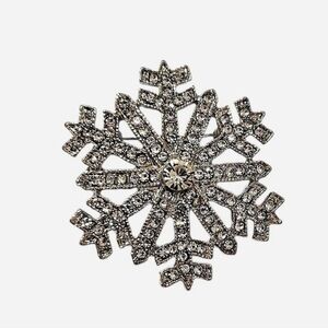 Sparkling Snowflake Brooch